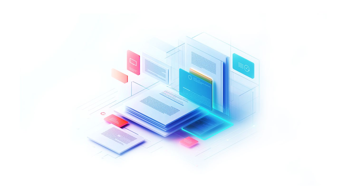Documentos físicos convirtiéndose en expedientes digitales